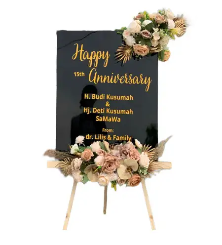 Papan Bunga Akrilik Gandayasa